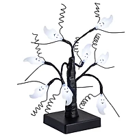 Mud Pie Halloween Mini Tree With LED Ghost Lights, 11" H for only USD 19.99 | Hallmark