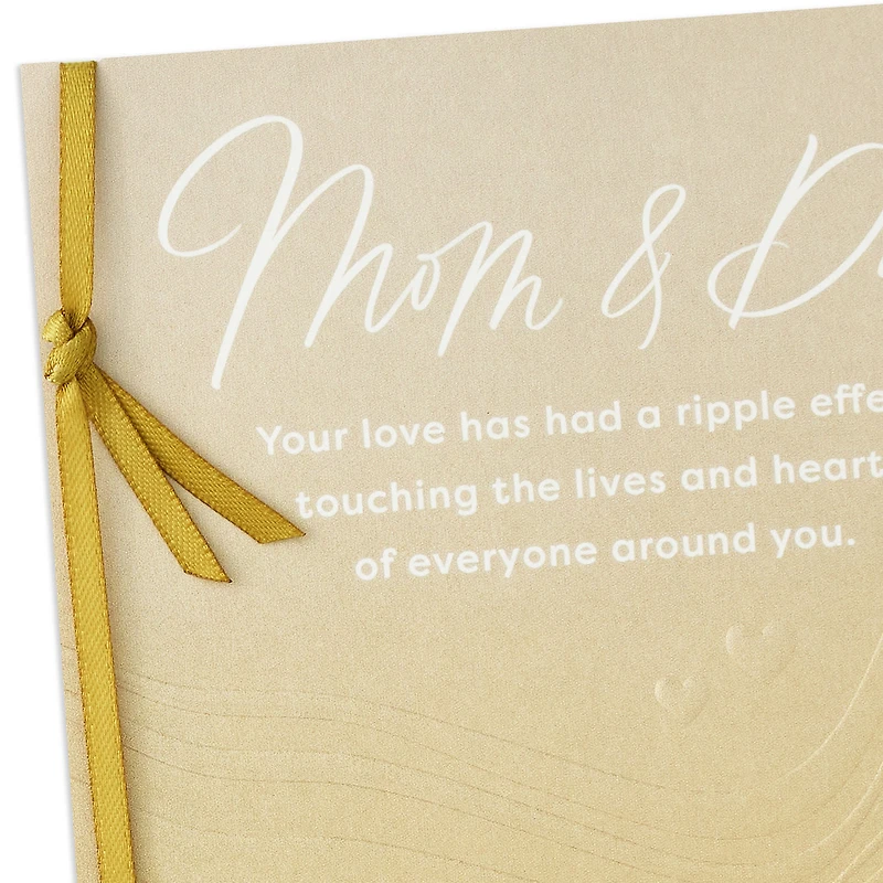 Your Love Has a Ripple Effect Anniversary Card for Parents for only USD 7.59 | Hallmark
