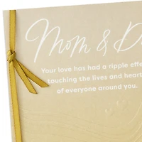 Your Love Has a Ripple Effect Anniversary Card for Parents for only USD 7.59 | Hallmark