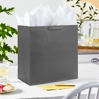 15" Gray Extra-Deep Gift Bag for only USD 5.49 | Hallmark