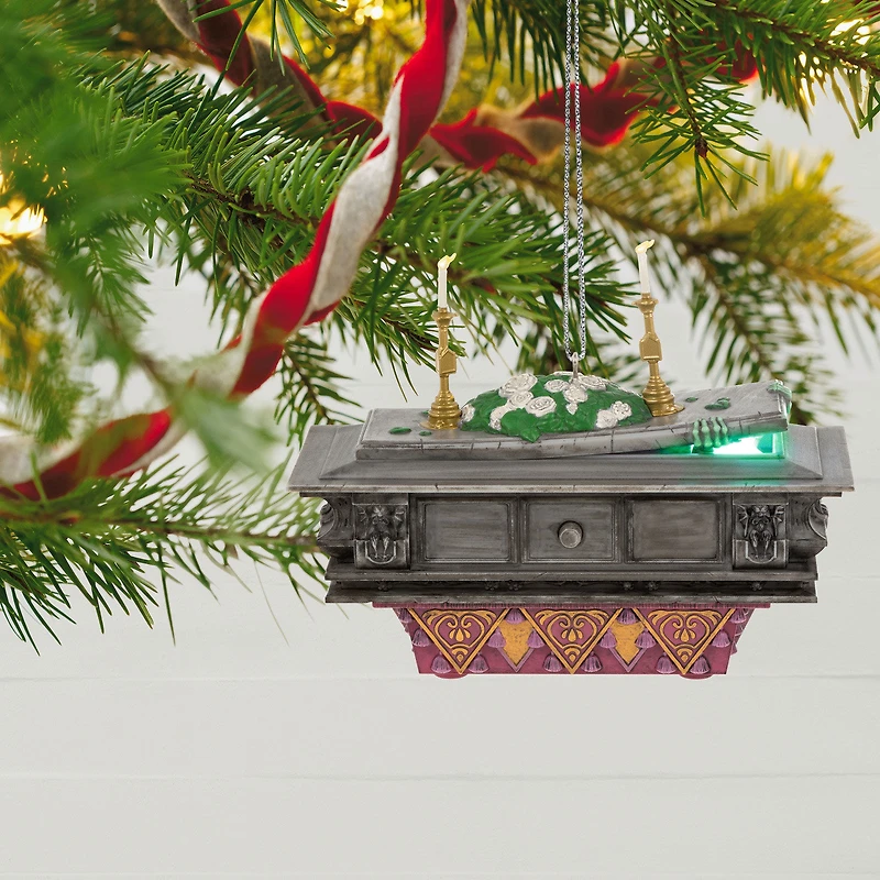 Disney The Haunted Mansion Collection The Coffin in the Conservatory Ornament With Light and Sound for only USD 55.99 | Hallmark