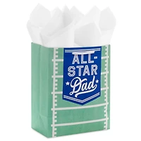 9.6" All-Star Dad Football Field Medium Father's Day Gift Bag With Tissue Paper for only USD 4.99 | Hallmark