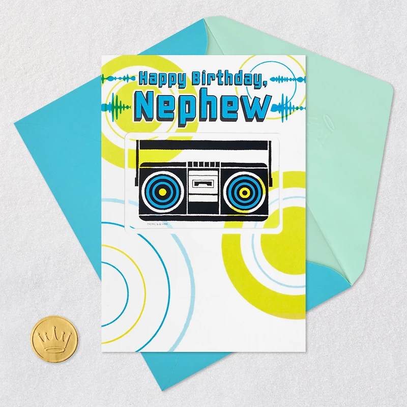 You Add a Happy Vibe Birthday Card for Nephew With Decal for only USD 8.59 | Hallmark