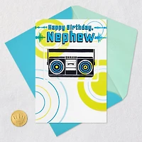 You Add a Happy Vibe Birthday Card for Nephew With Decal for only USD 8.59 | Hallmark