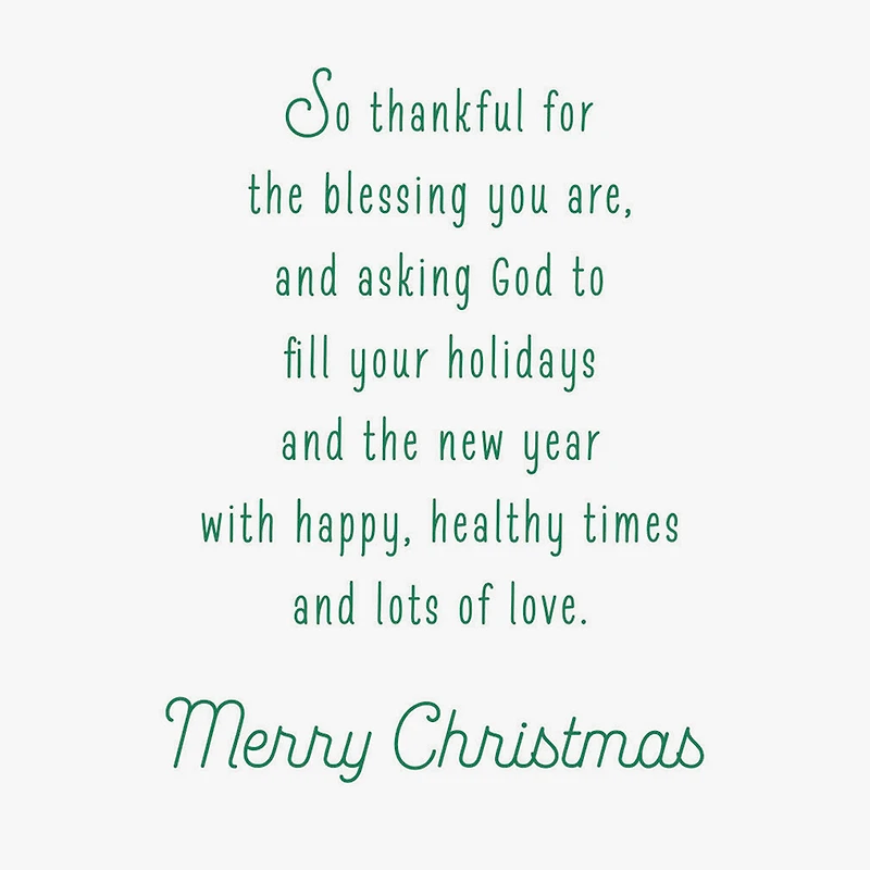 Thankful for the Blessing You Are Religious Christmas Card for only USD 3.99 | Hallmark