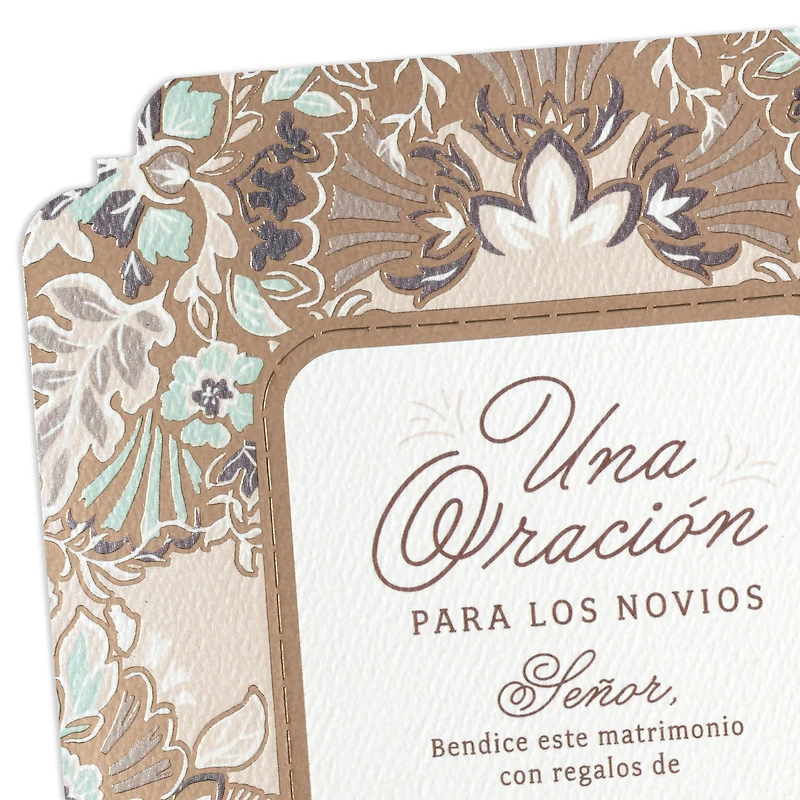 Joy Religious Spanish-Language Wedding Card for Couple With Prayer Card for only USD 5.99 | Hallmark