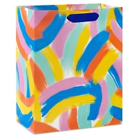 9.6" Abstract Brushstroke Rainbows Medium Gift Bag for only USD 3.49 | Hallmark