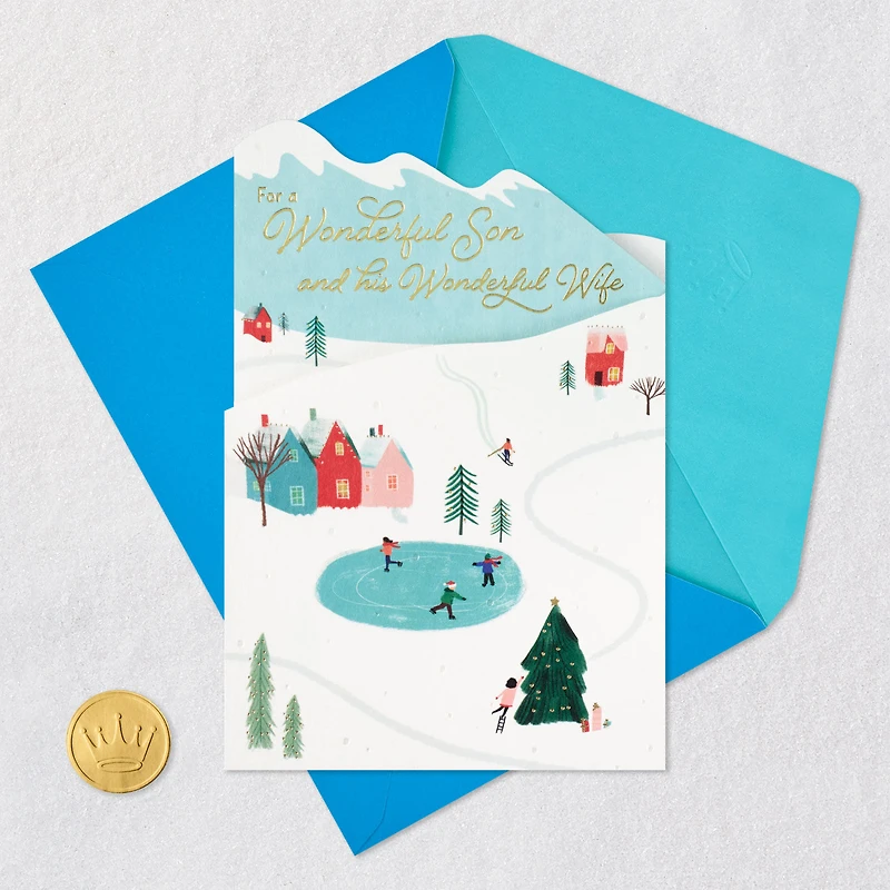 For a Wonderful Couple Christmas Card for Son and Wife for only USD 5.99 | Hallmark