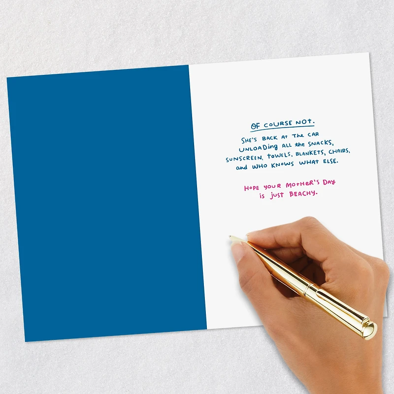 Hope Your Day Is Beachy Funny Mother's Day Card for only USD 3.99 | Hallmark