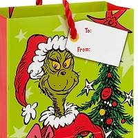 4.6" Dr. Seuss's How the Grinch Stole Christmas!™ Grinch on Green Gift Card Holder Mini Bag for only USD 2.49 | Hallmark