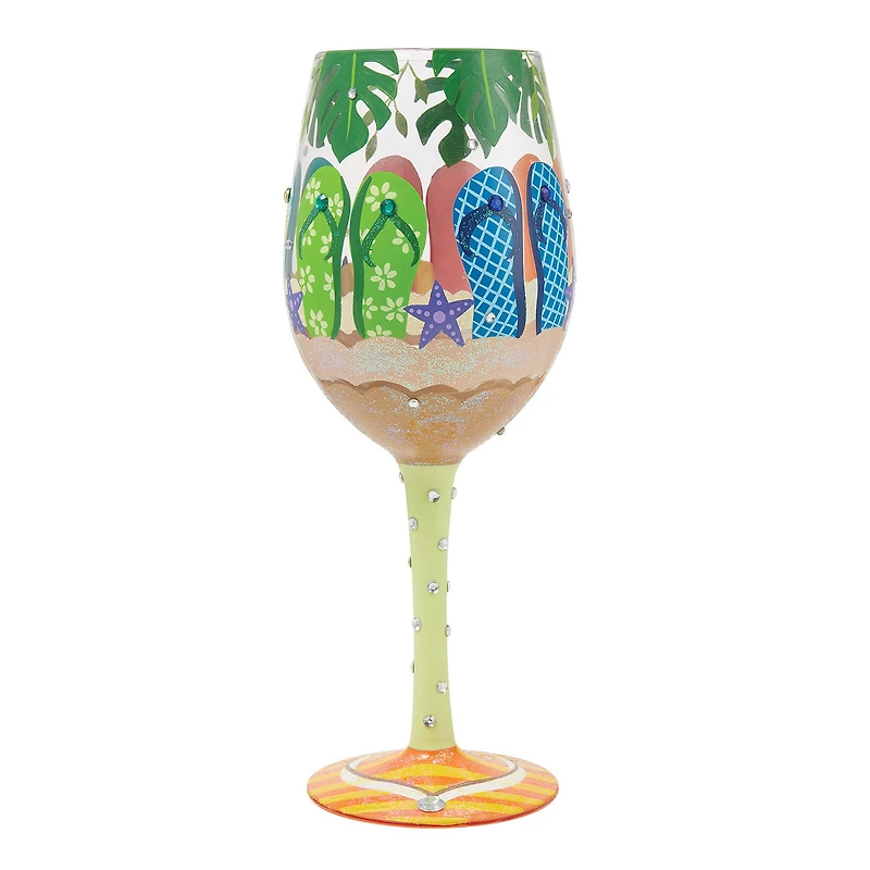 Lolita Stuck in Sand Handpainted Wine Glass, 15 oz. for only USD 34.99 | Hallmark