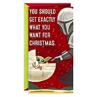 Star Wars: The Mandalorian™ and Grogu™ This Is the Way Money Holder Christmas Card for only USD 4.59 | Hallmark