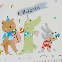13" Cute Animal Parade Large New Baby Gift Bag for only USD 5.49 | Hallmark