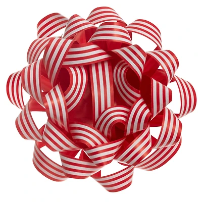 4.5" Red and White Striped Paper Gift Bow for only USD 1.99 | Hallmark