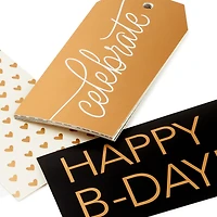 Assorted Black, White and Gold 12-Pack Gift Tags for only USD 4.99 | Hallmark