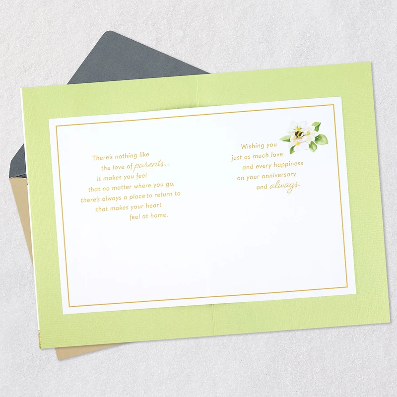 Marjolein Bastin Your Love Makes My Heart Feel at Home Anniversary Card for Parents for only USD 6.99 | Hallmark