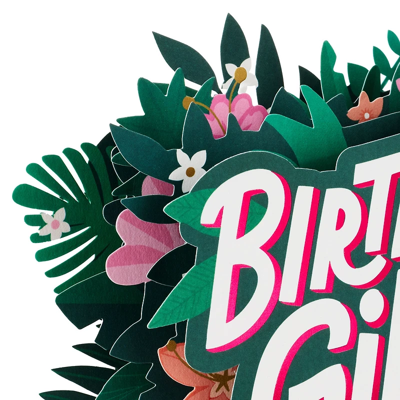 Tropical Flowers 3D Pop-Up Birthday Card for Her for only USD 7.99 | Hallmark