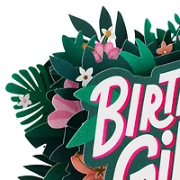 Tropical Flowers 3D Pop-Up Birthday Card for Her for only USD 7.99 | Hallmark