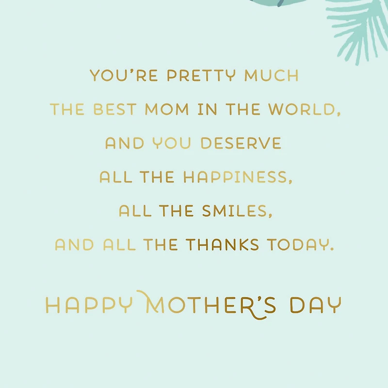 You Deserve the Best Gift Card Greeting Mother's Day Card for Mom for only USD 4.99 | Hallmark