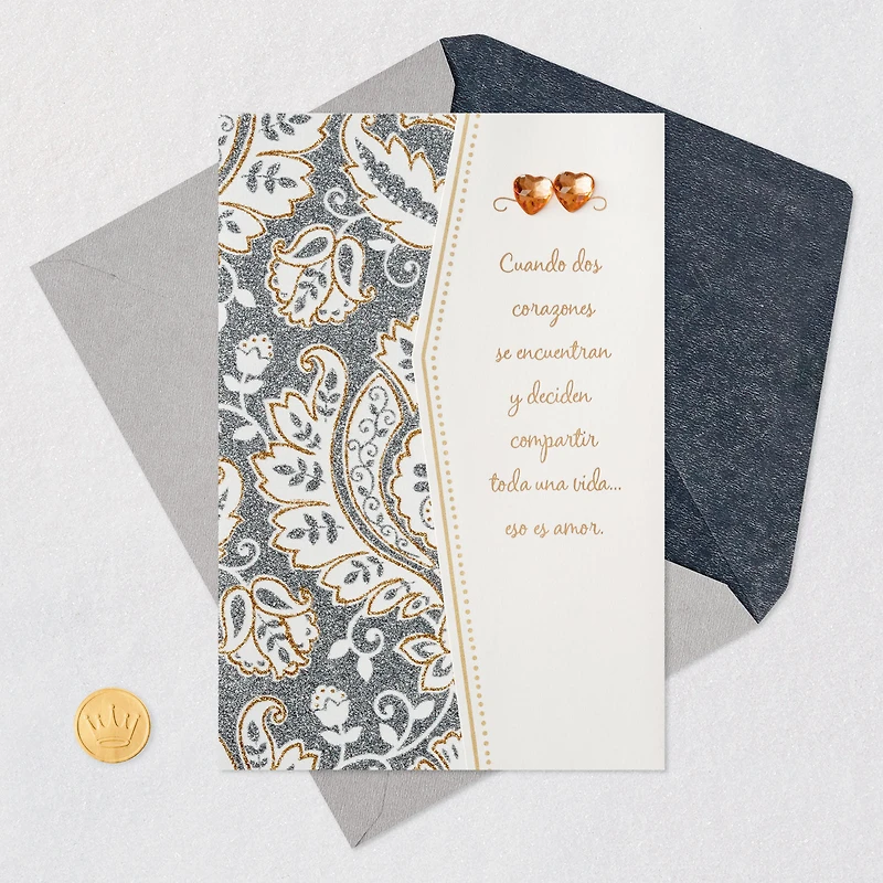 One-of-a-Kind Love Spanish-Language Wedding Card for Couple for only USD 6.59 | Hallmark
