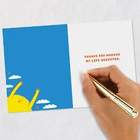 Thanks for Making My Life Brighter Father's Day Card for only USD 3.99 | Hallmark