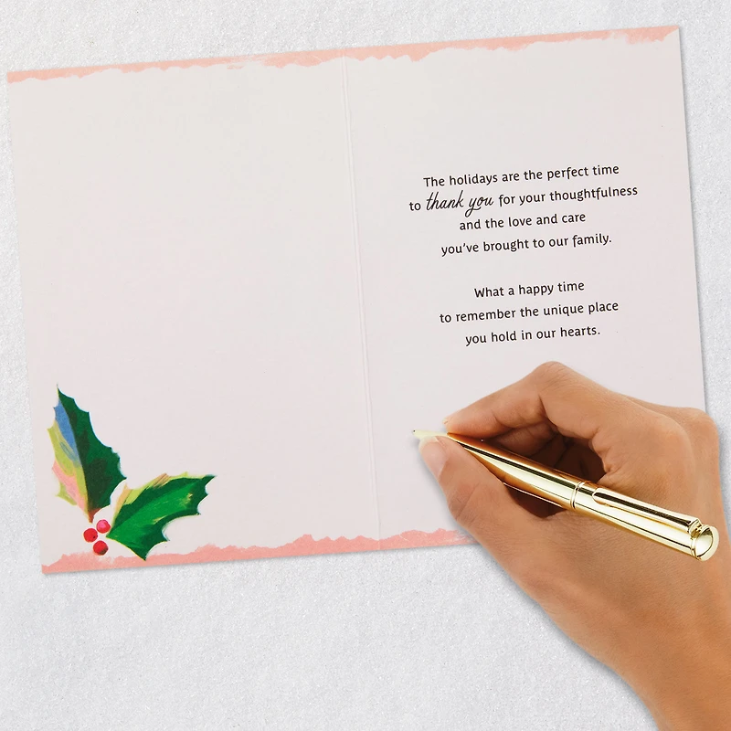 You've Brought So Much to Our Family Christmas Card for Sister-in-Law for only USD 4.99 | Hallmark