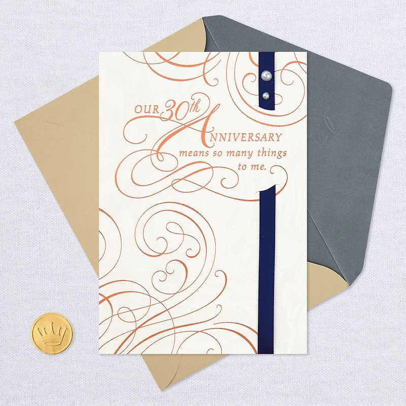 Another Year of Loving You 30th Anniversary Card for only USD 5.59 | Hallmark
