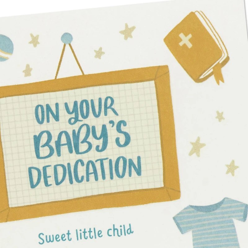Sweet Child of Promise and Joy Baby Dedication Card for only USD 3.99 | Hallmark