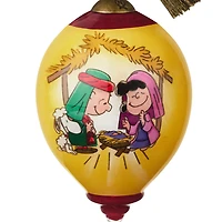 Peanuts® Ne'Qwa Art® Christmas Pageant Hand-Painted Glass Hallmark Ornament for only USD 40.49 | Hallmark