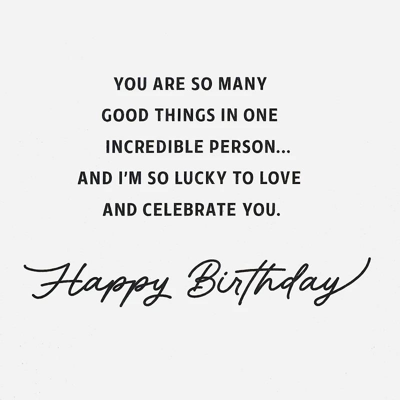So Many Things To Love About You Romantic Birthday Card for only USD 5.59 | Hallmark