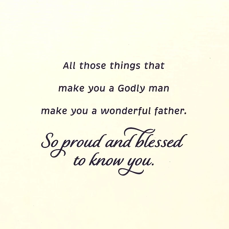 So Proud and Blessed to Know Such a Godly Man Father's Day Card for only USD 5.99 | Hallmark