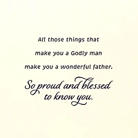 So Proud and Blessed to Know Such a Godly Man Father's Day Card for only USD 5.99 | Hallmark