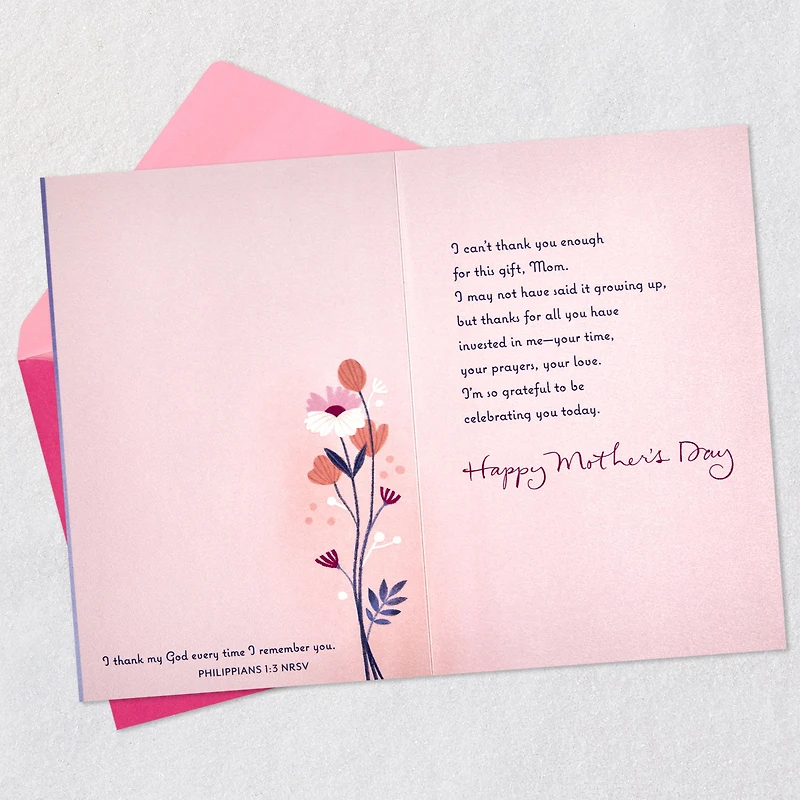 Thanks for Your Time, Prayers and Love Religious Mother's Day Card for Mom for only USD 5.99 | Hallmark