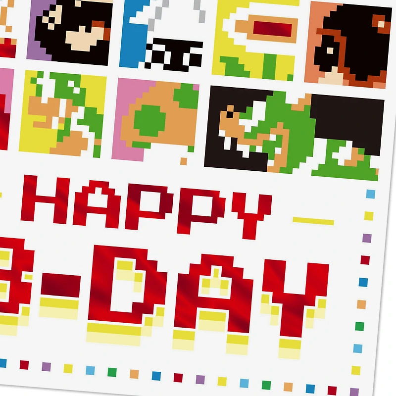 Nintendo Super Mario™ Power Up and Party On Birthday Card for Kids for only USD 2.99 | Hallmark