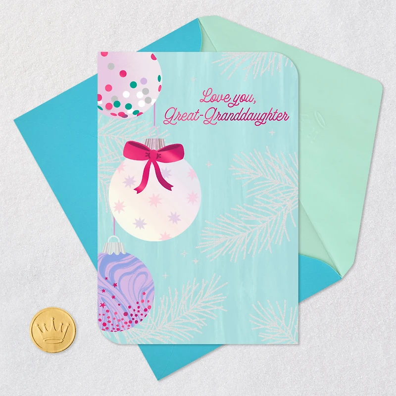 Love All the Things That Make You Wonderful Christmas Card for Great-Granddaughter for only USD 3.99 | Hallmark