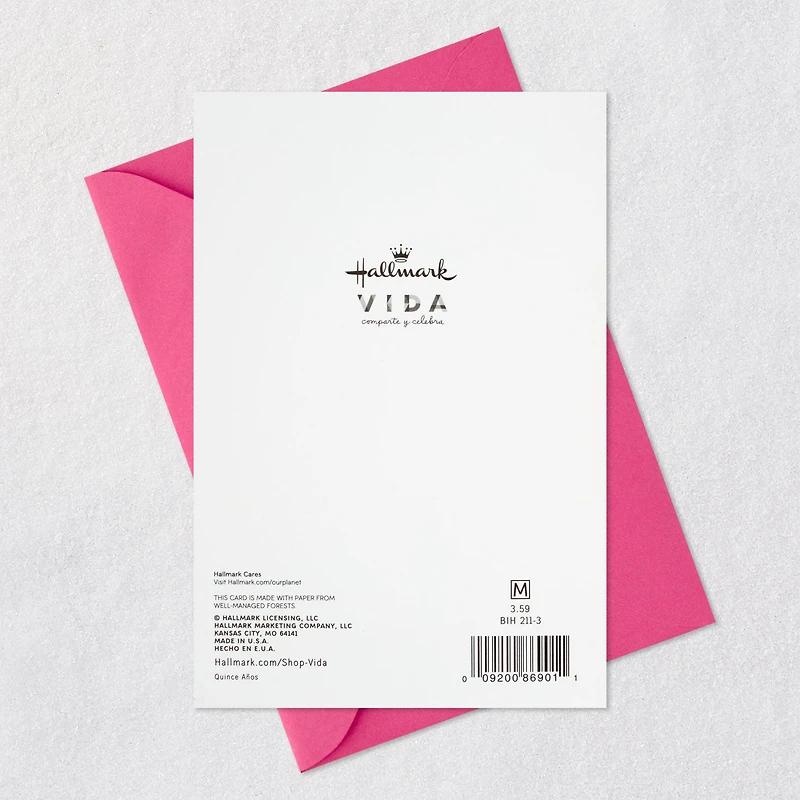 Shine Your Light Bilingual Quinceañera Card for only USD 3.59 | Hallmark