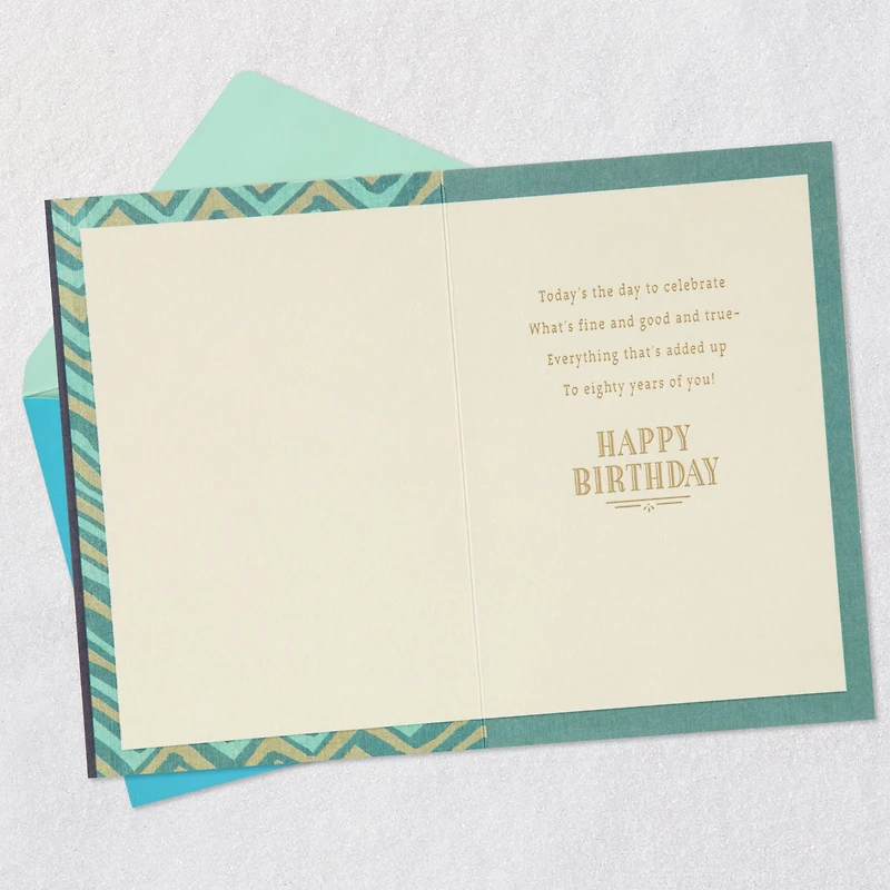 Today's the Day to Celebrate 80th Birthday Card for only USD 4.99 | Hallmark