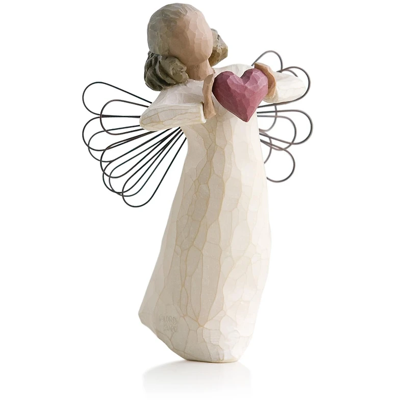Willow Tree® Angel With Love Heart Figurine for only USD 36.99 | Hallmark