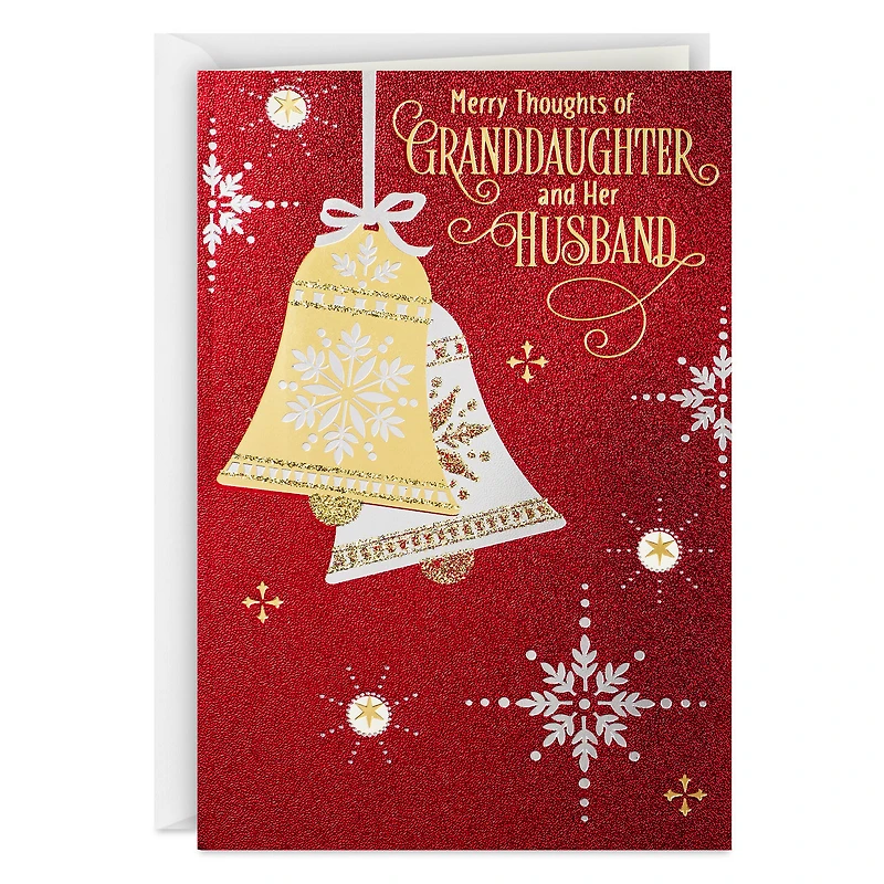 Thinking of the Joys You Add to the Season Christmas Card for Granddaughter and Husband for only USD 5.59 | Hallmark