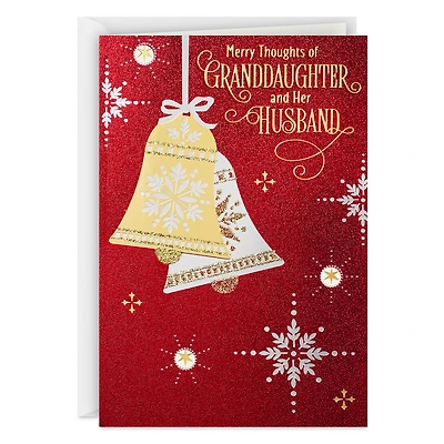 Thinking of the Joys You Add to the Season Christmas Card for Granddaughter and Husband for only USD 5.59 | Hallmark