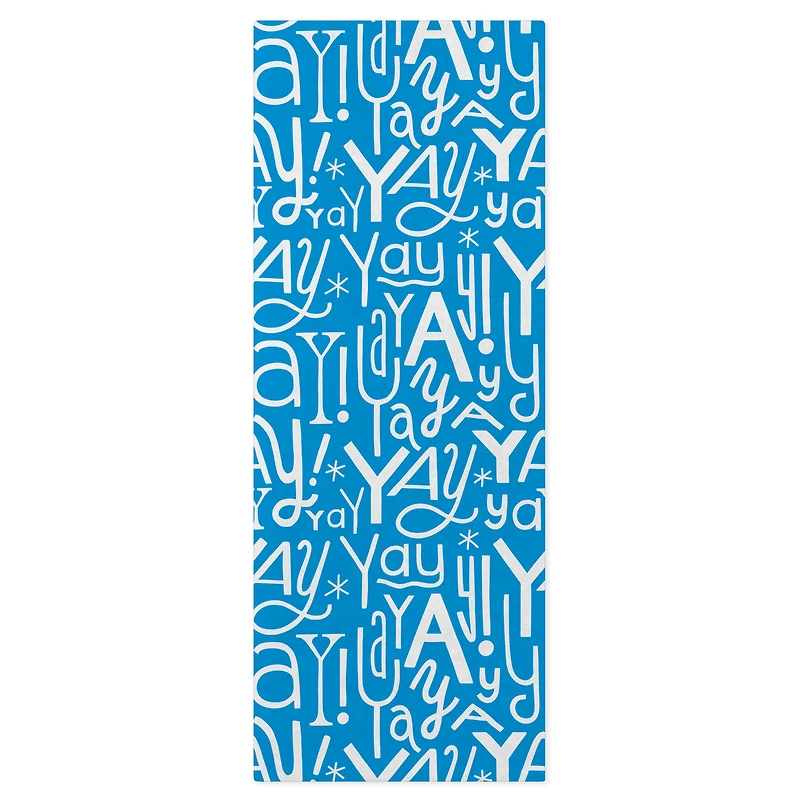 Yay Doodles on Blue Tissue Paper, 6 Sheets for only USD 1.99 | Hallmark
