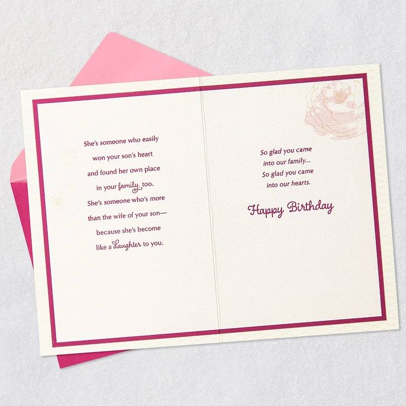 Glad You're in Our Family Birthday Card for Daughter-in-Law for only USD 5.99 | Hallmark