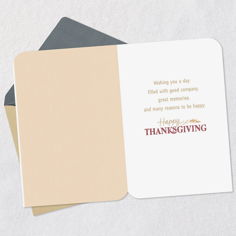 Many Reasons to Be Happy Thanksgiving Card for only USD 2.99 | Hallmark