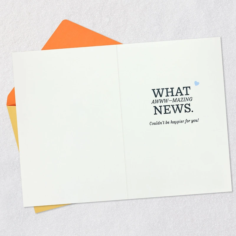 Celebrating Your Awww-mazing News New Baby Card for only USD 5.99 | Hallmark