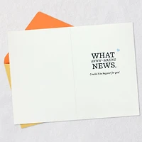 Celebrating Your Awww-mazing News New Baby Card for only USD 5.99 | Hallmark