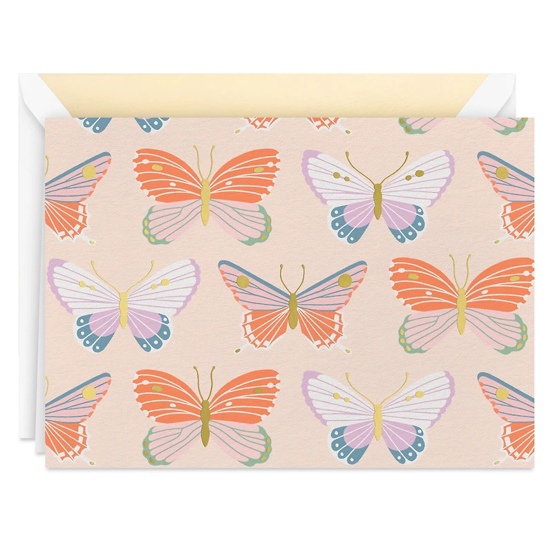 Butterfly Pattern Blank Notes, Pack of 10 for only USD 12.49 | Hallmark