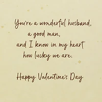 You're a Wonderful Husband Valentine's Day Card for only USD 5.99 | Hallmark