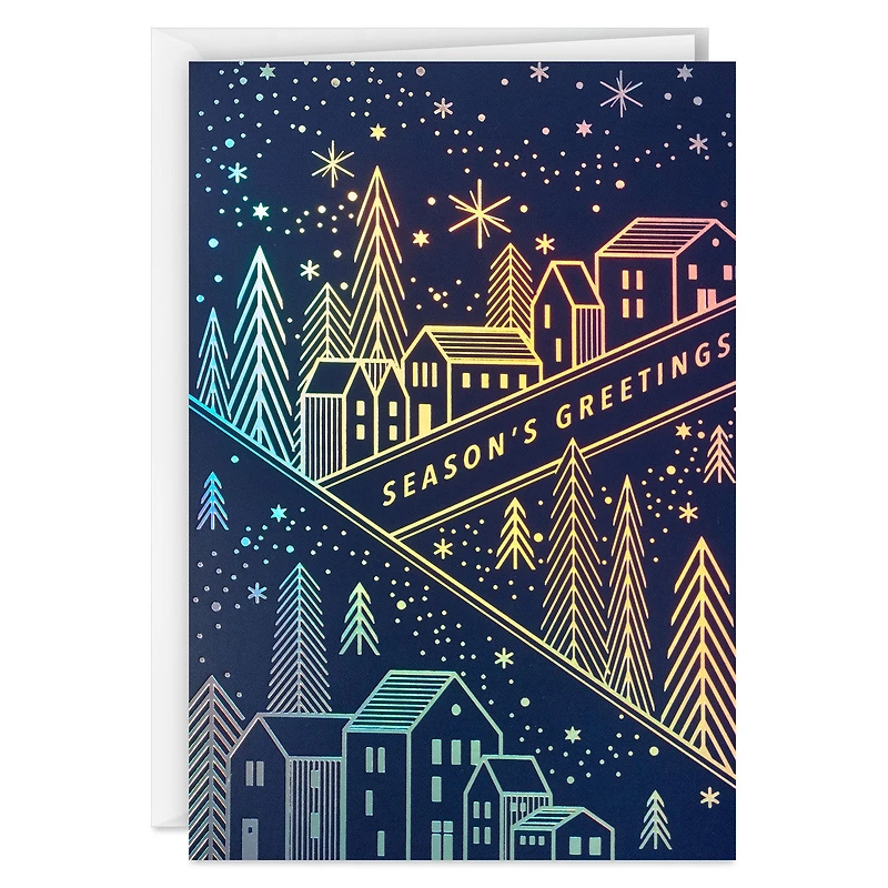 Sparkling Homes at Night Boxed Christmas Cards, Pack of 16 for only USD 12.49 | Hallmark