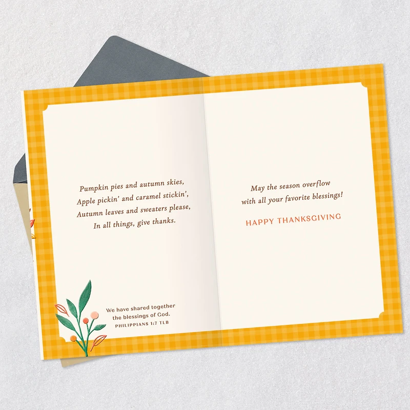 Giving Thanks for You Religious Thanksgiving Card for only USD 2.99 | Hallmark