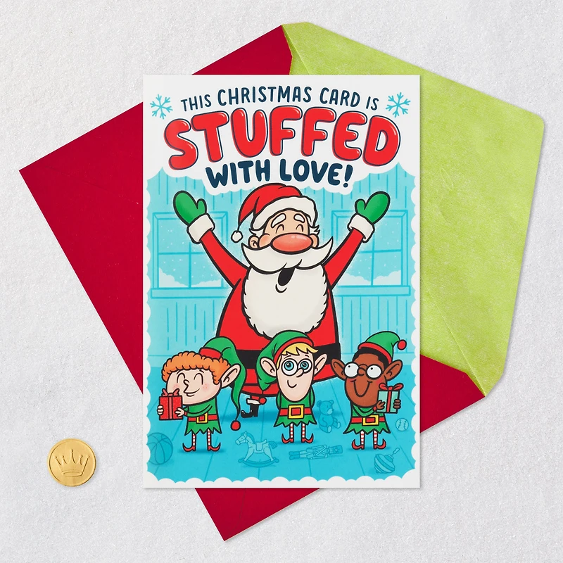 Santa and Farting Elves Funny Christmas Card With Sound for only USD 8.99 | Hallmark